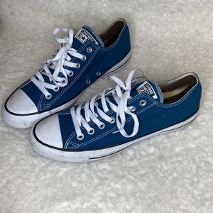 Converse all star blue sneakers size 9
